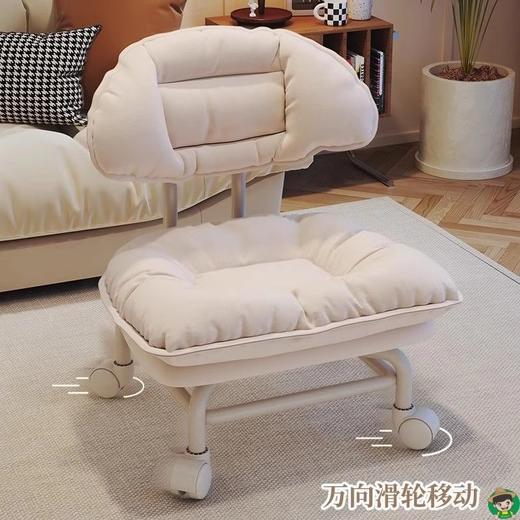 【久坐不累！360° 万向轮】万向轮小凳子家用滑轮矮凳网红多功能美缝凳子换鞋凳小椅子学步凳。xb 商品图2