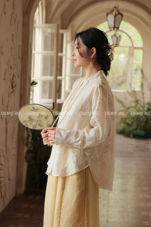 【门店同款】ENJOY夏季“游园戏梦”与春宴词衬衫 170793859 商品图9