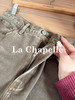 专柜实拍【摩卡美拉德】拉夏贝尔/La Chapelle复古色系高腰单扣后皮标做旧款猫须设计全棉直筒牛仔裤 商品缩略图5