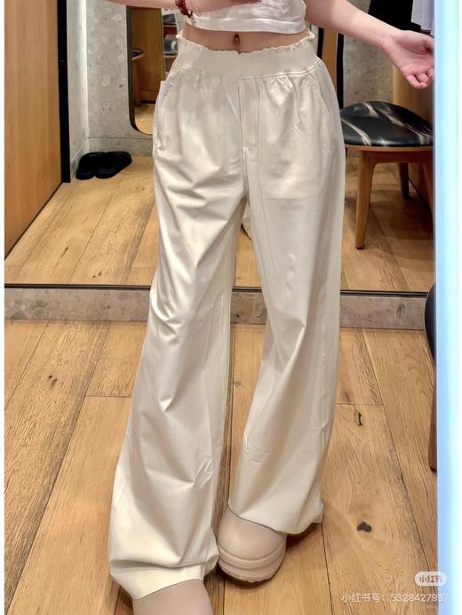 露露  褶皱花苞腰长裤 三个颜色 商品图6