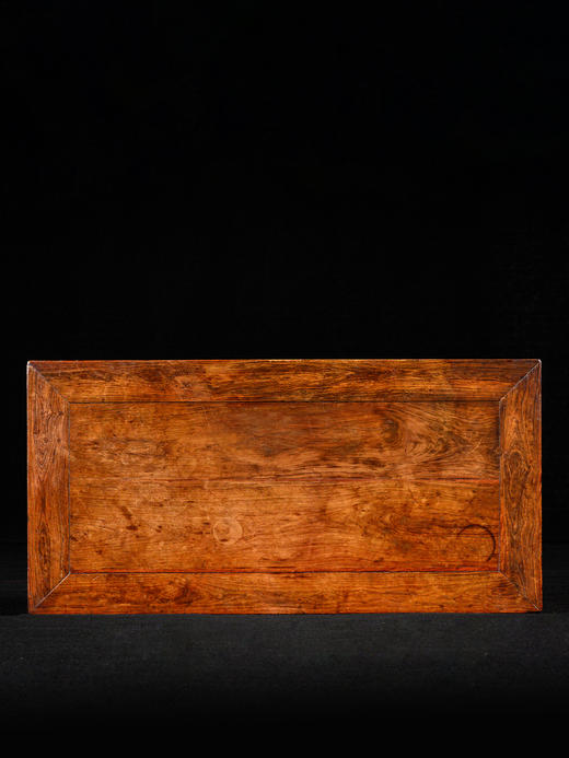 清早期 黄花梨束腰罗锅枨马蹄腿半桌 商品图3