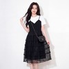 奢姿大码女装2026夏季假两件拼接蛋糕连衣裙胖妹妹时尚简约裙子9962854780 商品缩略图0