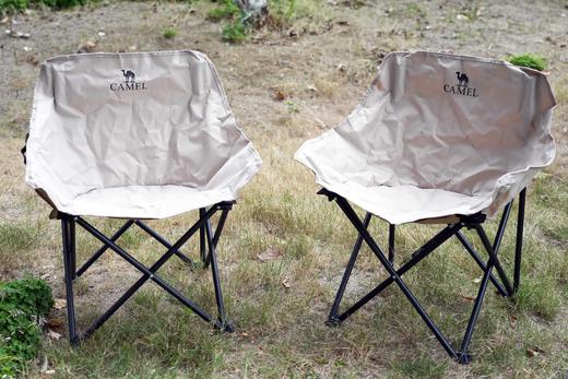 骆驼户外折叠椅月亮椅露营野餐椅子高背便携半躺椅凳子钓鱼桌椅 商品图0