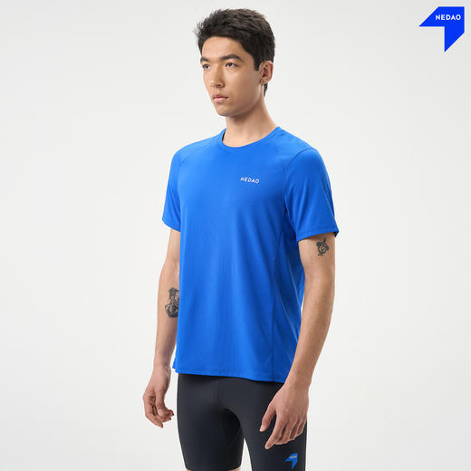 NEDAO26新品内道马年短袖男女马拉松越野跑步运动透气排汗吸湿速干T恤 商品图2