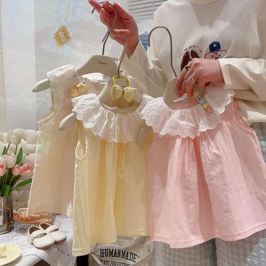 【遮肉显瘦！不易起球】夏季新款洋气百搭女童夏装娃娃衫薄款透气儿童外出服。xb 商品图2