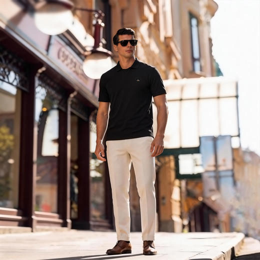 【DG】大依优型大码男装夏季翻领POLO衫短袖上衣商务休闲百搭T恤300斤 商品图1