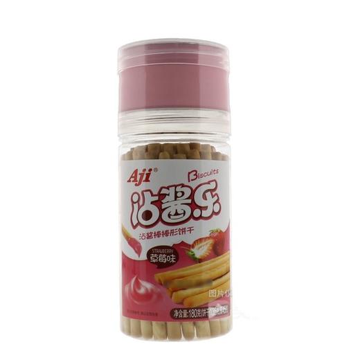 AJI 沾酱乐沾酱棒棒形饼干草莓味 180g/罐 商品图1
