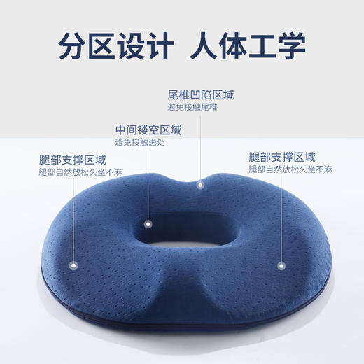 亚马逊记忆棉中空坐垫痔疮垫办公室久坐减压缓解尾椎孕妇产后座垫 商品图1