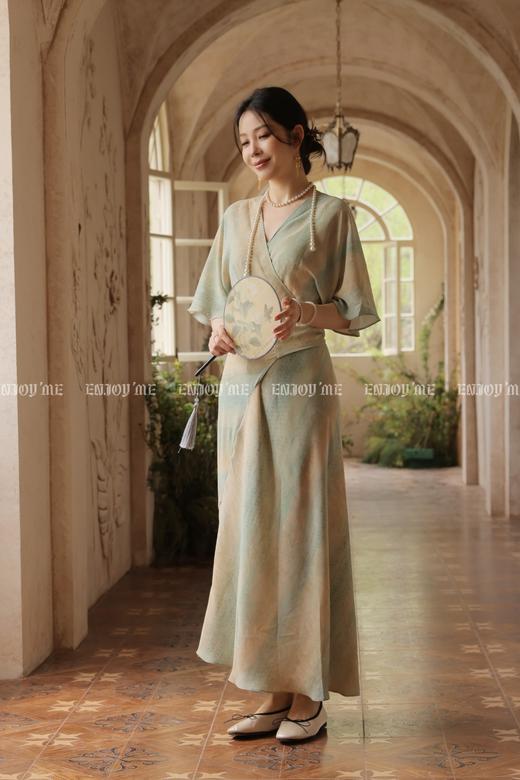 【门店同款】ENJOY夏季“游园戏梦”烟霞染一片式长裙 171143567 商品图5