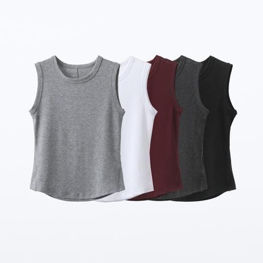 99元任选2件！！！【慕丝圆领女背心8032】大圆领不挑脸型，清凉透气还略带小性感  0415 商品图1