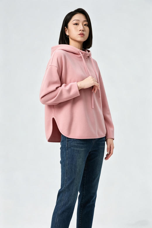 水淼春秋休闲显瘦帽衫1549 商品图0