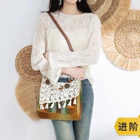 苏苏姐家木岚斜挎包手工diy编织包包钩针印象莫奈毛线团材料包预