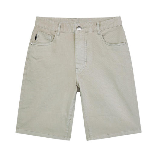 【天丝】德鲨夏新款桔色休闲短裤男时尚直筒中裤五分裤子 商品图3