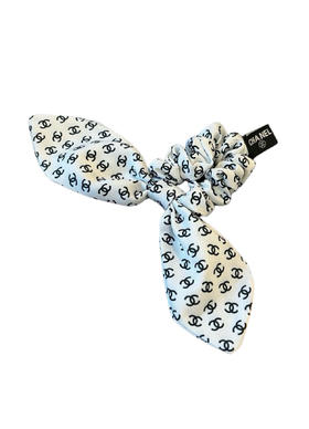 印花兔耳发圈ba025