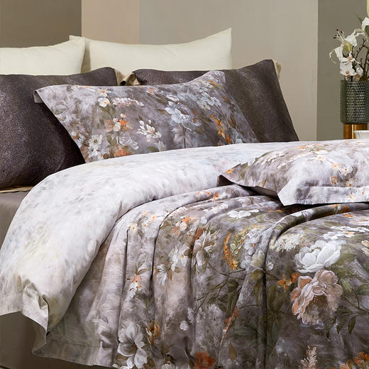 绎生活 萨利全棉印花四件套加厚加密长绒棉 商品图2