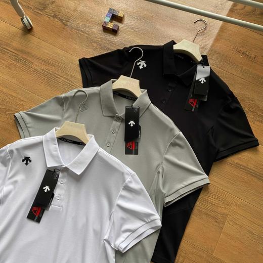 迪桑特TRAINING男士凉感丝光纯棉短袖POLO衫 商品图4