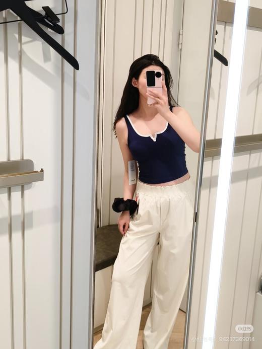 露露  褶皱花苞腰长裤 三个颜色 商品图5