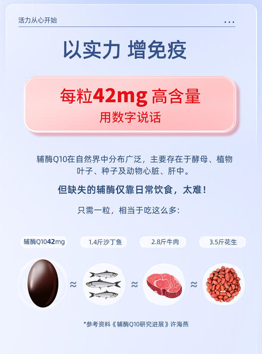 安琪纽特 辅酶Q10软胶囊8400mg/100g高含量 商品图4