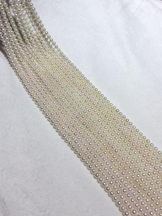 5.AKOYA小灯泡
4-4.5mm 圆 微瑕 珠光超亮 S925银扣子 约43cm 商品图0