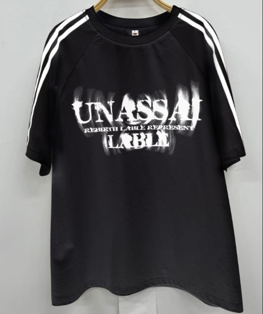 MZ双织带圆领短袖T恤（白）夏季152040010321 商品图6