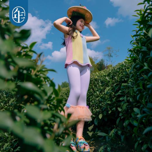 年衣童装儿童打底裤女童2026年新款夏装民族风女孩百搭高腰裤长裤 商品图2