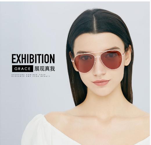 【经典畅销款】ZERSER姿森 TJ9286飞行员雷朋款偏光墨镜 樱红色 商品图0