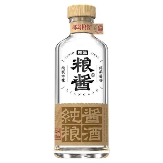 2023年椰岛粮酱，53度酱香型纯粮白酒，整箱500ml*6瓶。光瓶酒，性价比超高。 商品图1