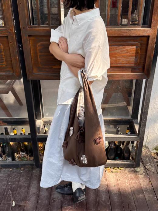 nothe Case布然/NC261232/花影棕记 立体花朵大容量托特包 商品图2