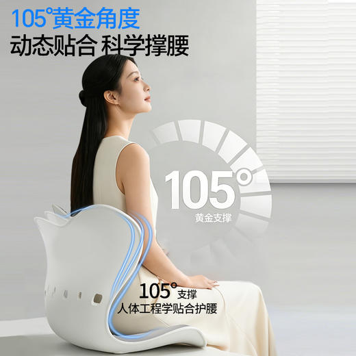 矫正不良坐姿，久坐护腰护脊！『思菲其人体工学护腰靠垫』超羽感包裹技术 SAEA人体工学认证 PICC承保 售后无忧 商品图1