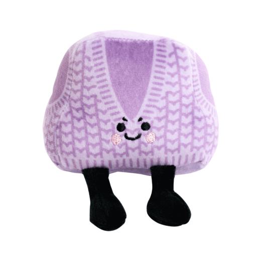 【人文之宝】鲁迅系列·绝绝紫毛绒挂件（大先生的毛背心） 商品图5