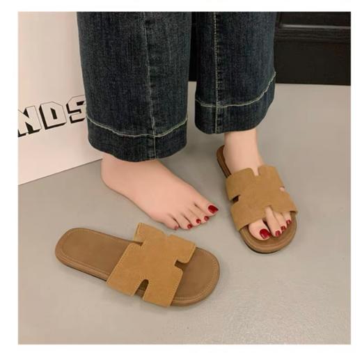 凯撒 真皮通勤H拖鞋KS1011 商品图3