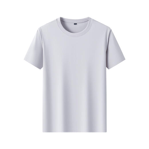 半身缘男装 夏季莱赛尔丝光棉抗菌吸汗速干短袖圆领T恤8831 商品图7