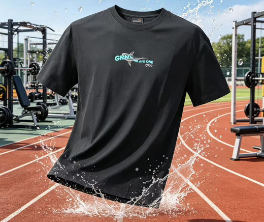 XY/贵人鸟男圆领短袖舒适百搭男运动T恤男宽松纯棉上衣T1252127 商品图4