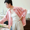 玫瑰粉苎麻轻薄防晒衬衫，苎麻定染，温柔显白，穿出一种优雅低调的老钱感 商品缩略图5