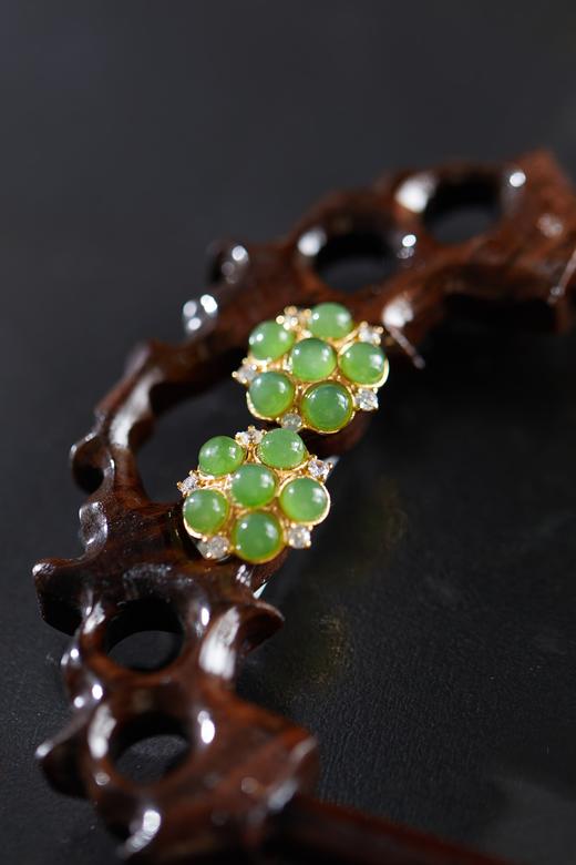 【6款碧玉小清新合集】💚附证书【把夏天戴在身上】耳畔一抹凉，颈间一丝翠，轻若无物，日常百搭。耳钉耳钩吊坠全收录，清脆悦耳，自带降温效果，谁戴谁清爽！ 商品图1