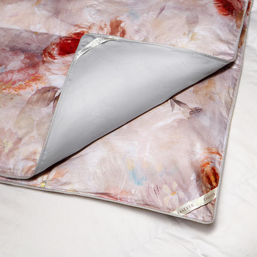 绎生活 花的霓裳埃及棉95鹅绒子母被 | 四季通用、舒适恒温、触感丝滑、温馨典雅 商品图2