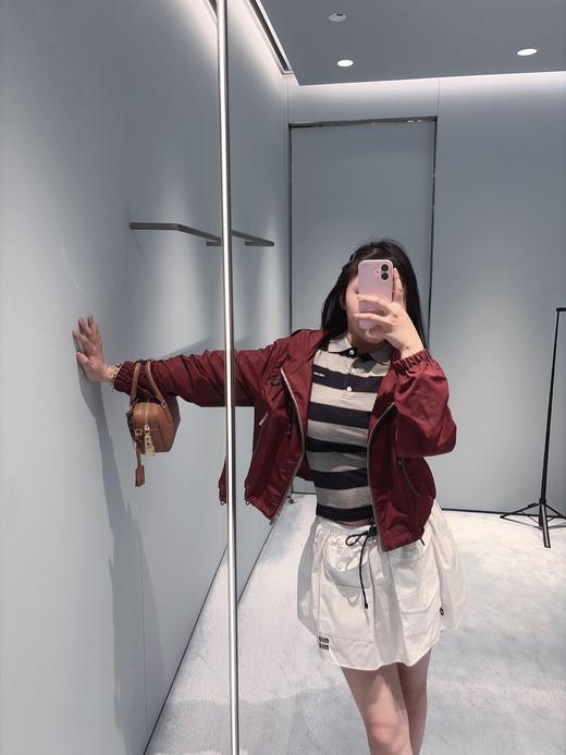 缪缪 26Ss早春新款 字母徽标口袋迷你半身裙 商品图6