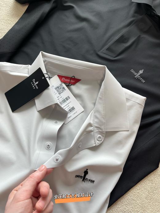 点此购买 比音勒芬夏季男士户外运动休闲短袖POLO衫 yw 344919 商品图6