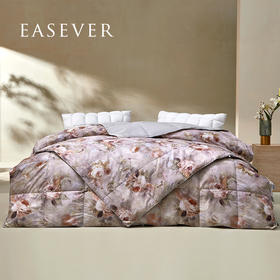 绎生活 花的霓裳埃及棉95鹅绒子母被