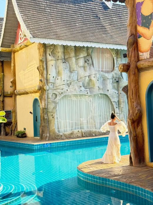 PIAN AI冷小姐# 泰国原生棉纯棉带袖两穿连衣裙 商品图4