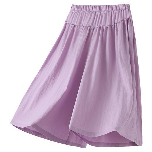 【49元1件】女童裤子夏季薄款女孩八分裙裤2025新款宽松休闲慵懒山本裤中大童-8000593015 商品图5