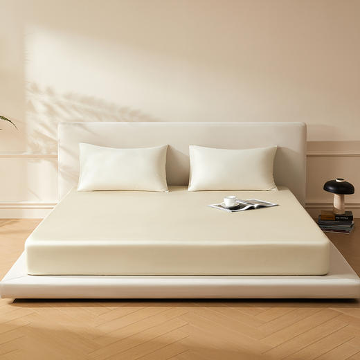 绎生活 超长绒棉埃及棉床笠 | 四季适配、冬暖夏凉、机洗无忧、色牢度高 商品图1