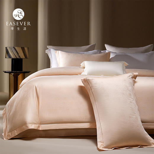 绎生活 全棉提花四件套 罗马假日/玫瑰之名 商品图0