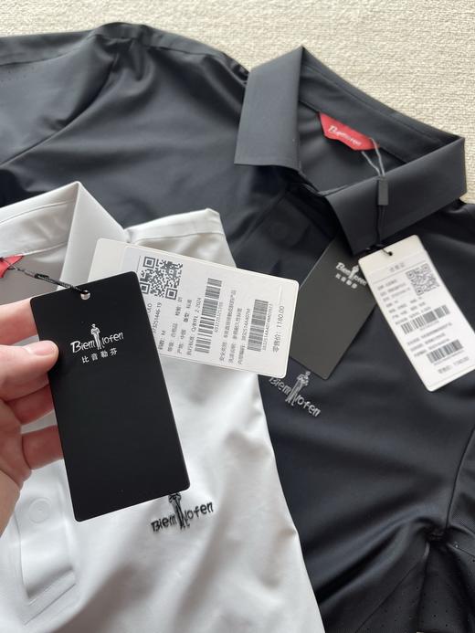 点此购买 比音勒芬夏季男士户外运动休闲短袖POLO衫 yw 344919 商品图3