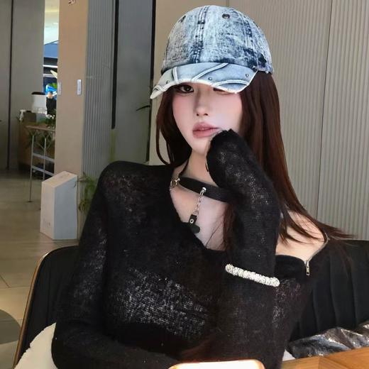 做旧牛仔棒球帽la 商品图2