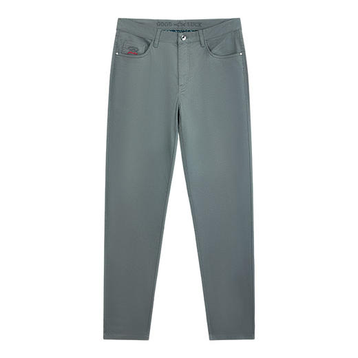 德鲨新款棉质弹力休闲裤男青年2025春夏直筒裤子男装长裤 商品图1