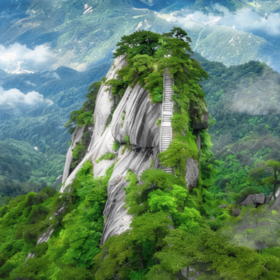 五一4天【徒步天柱山 立减100元】二进大别山の徒步黑神话悟空同款天柱山-登顶大别山主峰-安徽天堂寨-三河古镇-阜阳夜景