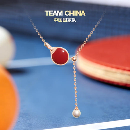 中国国家队《乒然心动》银项链 商品图7