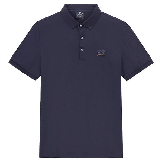 【凉感舒适】德鲨纯色短袖POLO衫男夏新款休闲上衣翻领T恤 商品图4