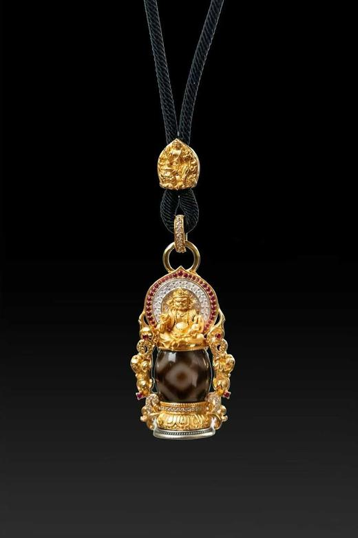 银镀金财神项链 商品图1